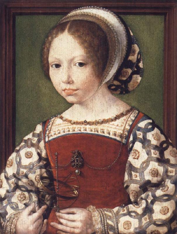 Jan Gossaert Mabuse Portrait of a Little Girl Spain oil painting art
